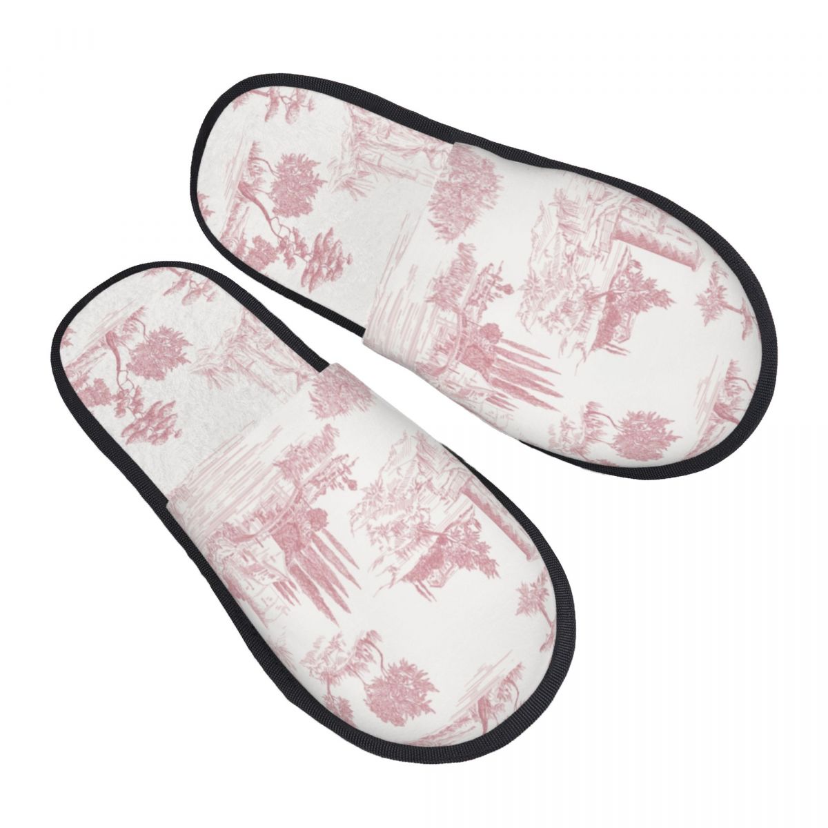 Insole Memory Foam - Custom Vintage Toile De Jouy Soft