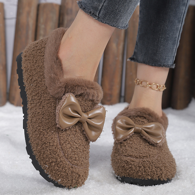 Women Winter Warm Shoes Plush  - Insole Memory Foam 评论和价格
