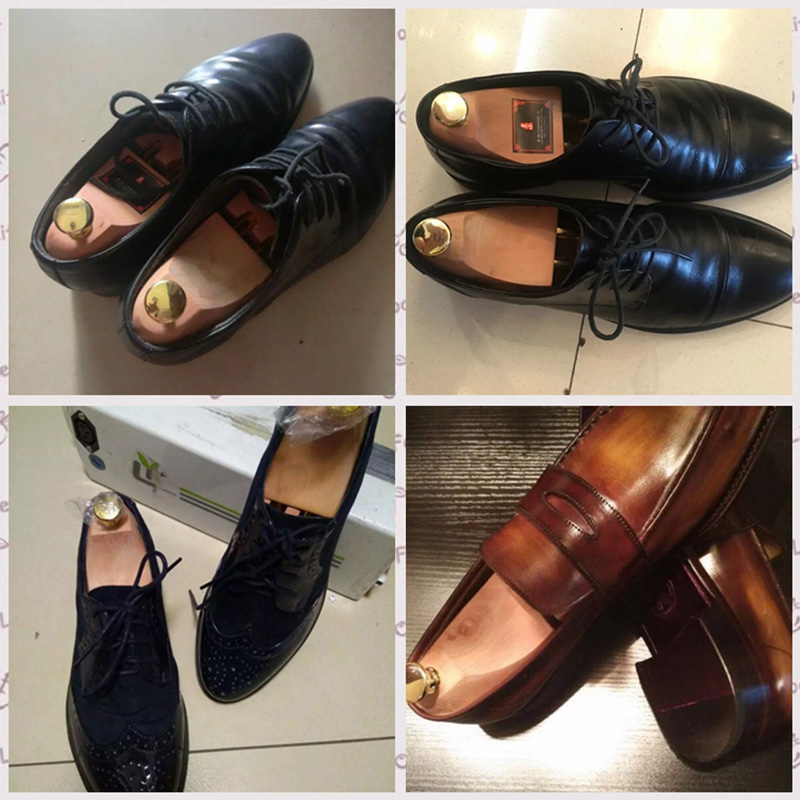 1 Pair Wood Adjustable Shoe Tr - Shoe Tree Cedar 评论和价格
