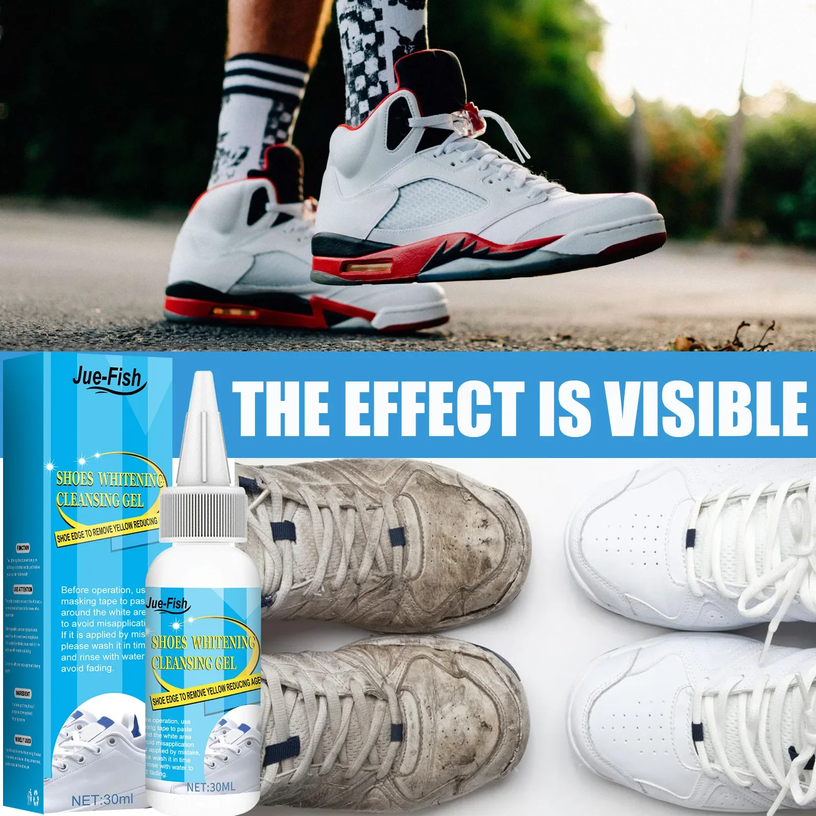 White Shoes Cleaning Gel Stain - Sneaker Protector Spray 评论和价格