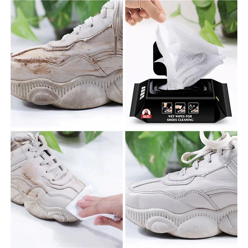 12Pcs/30Pcs/Bag Disposable Sho - Sneaker Care Wipes 评论和价格