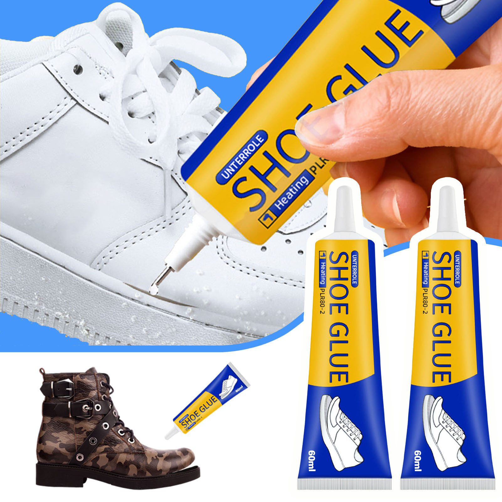 1/2/3pcs 60ml Strong Shoe Adhe - Care For Sneaker 评论和价格