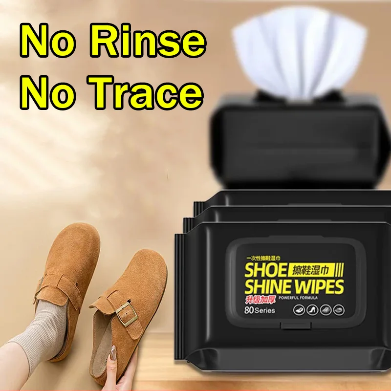 Portable No-Rinse Shoe Cleanin - Sneaker Care Wipes 评论和价格