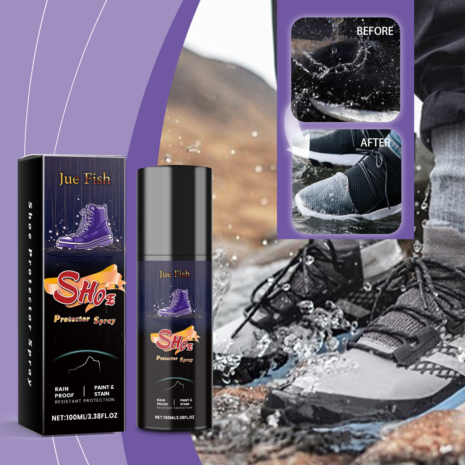 100ml Shoe Waterproof Spray Na - Sneaker Protector Spray 评论和价格