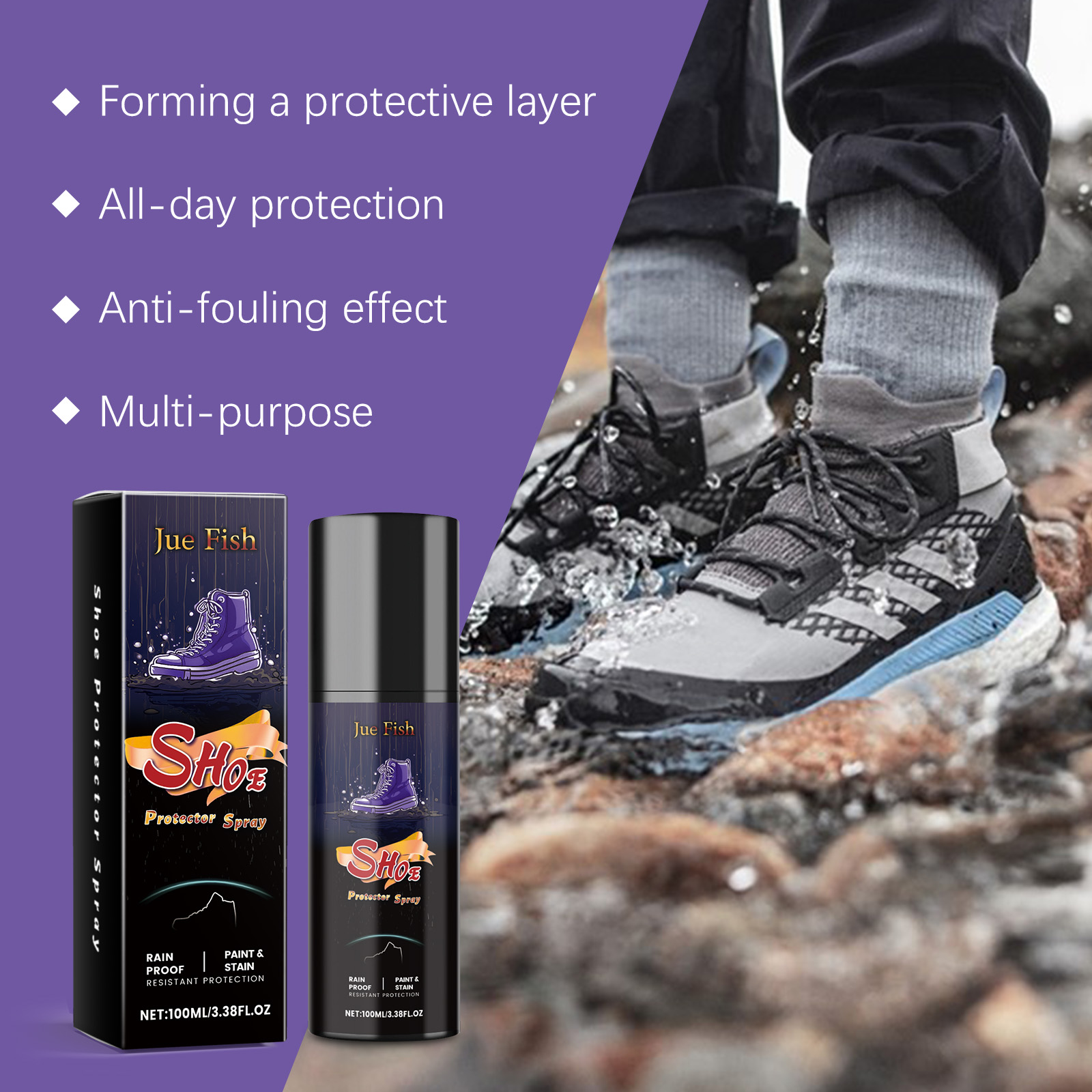 100ml Shoe Waterproof Spray Na - Sneaker Protector Spray 评论和价格