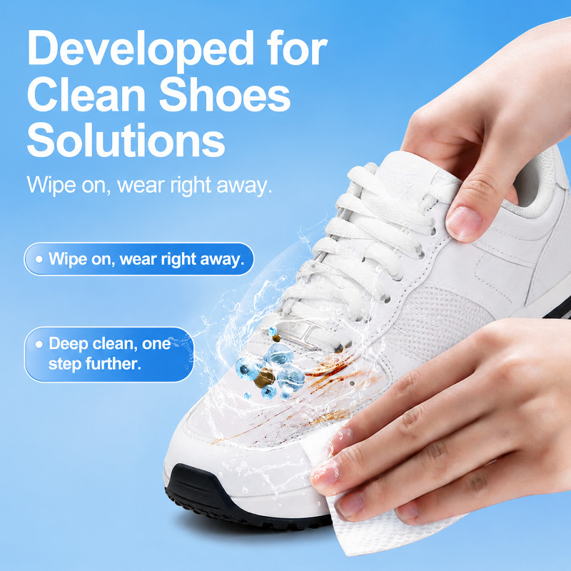 50Pcs Disposable Shoe Clean Wi - Sneaker Care Wipes 评论和价格